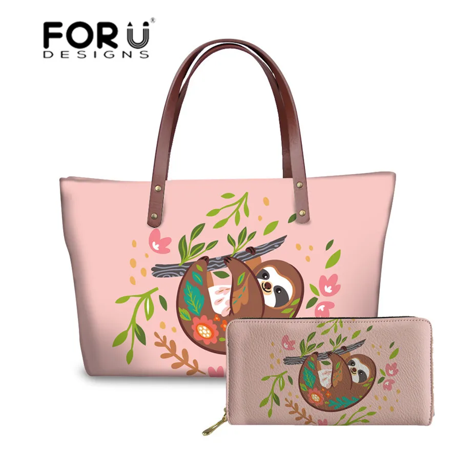 FORUDESIGNS المرأة حقيبة يد فاخرة و محفظة بش الطباعة حقيبة كتف حقيبة السيدات أعلى-حقائب بيد للإناث اليد حقيبة بولسا FORUDESIGNS المرأة حقيبة يد فاخرة و محفظة بش الطباعة حقيبة كتف حقيبة السيدات أعلى-حقائب بيد للإناث اليد حقيبة بولسا