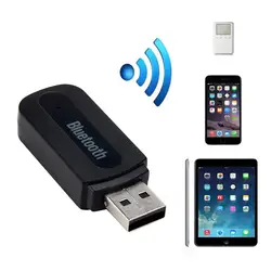 Идеально совместимый USB Bluetooth музыкальный приемник адаптер 3,5 мм стерео аудио для iPhone iPad и большинства видов смартфонов # YL * 5