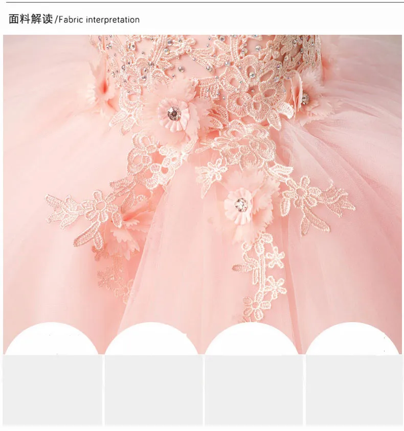 Vestidos para o Casamento Vestido de Festa de Formatura Glizt Longo Trailing Flor Meninas Rosa Tutu Floral Crianças Pageant Vestido Primeiro Comunhão 5 High Quality Mamãe e Bebê