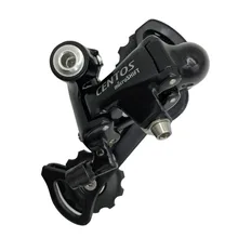MicroSHIFT 10 задний переключатель скорости(длинная клетка) Черный дорожный велосипедный переключатель совместимый для Shimano задняя часть велосипеда