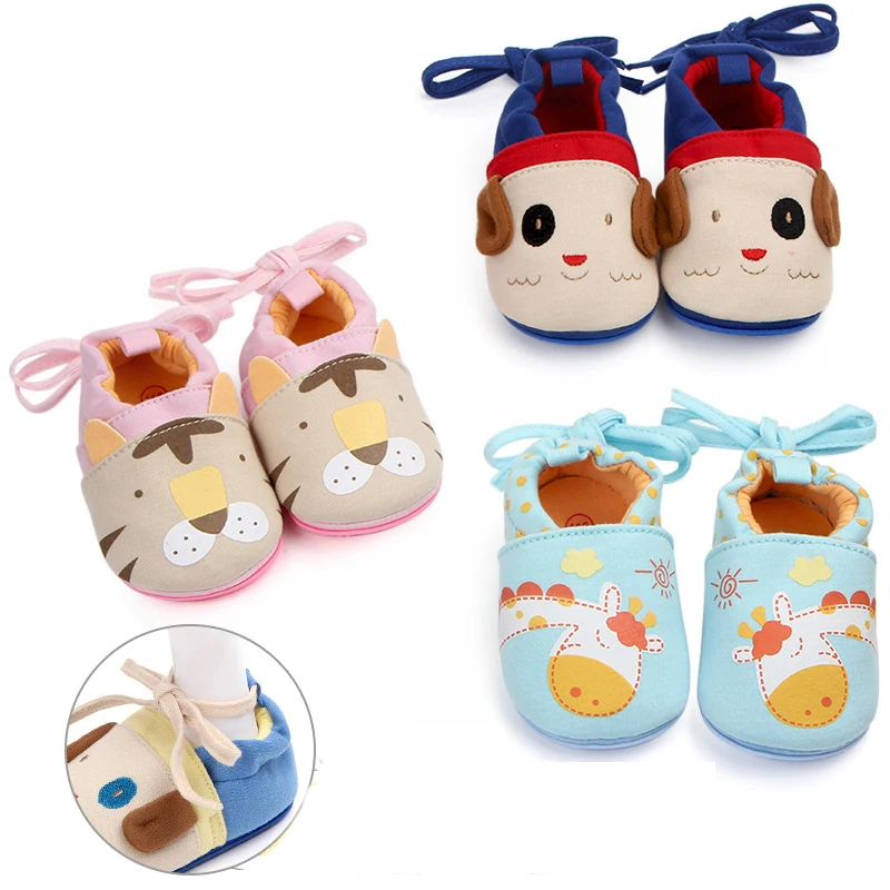 

Toddler Newborn Bebe Girls Boys Soft Sole Cute Crib Shoes Slipper 0 6 12 18 Months Skid-Proof Cartoon Fashion Baby Shoes Fox