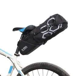 Велосипед мешок седло велосипеда хвост сиденья хранения сумки большой Ёмкость Водонепроницаемый Велоспорт сзади пакет корзины