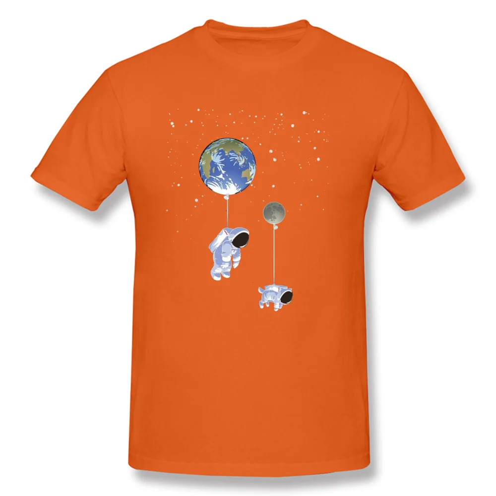 Spaceman-Spacepug190617 Company Men T-Shirt Round Collar Short Sleeve 100% Cotton Tops Tees Classic T Shirt Top Quality Spaceman-Spacepug190617 orange