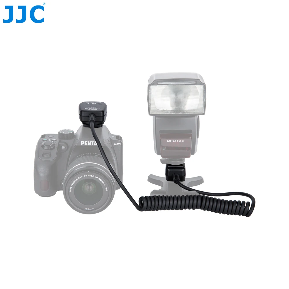 

JJC 1.3m TTL Off Camera Flash Cords Hot Shoe Sync Remote Cable for PENTAX Speedlite Off-camera