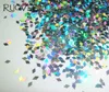 50Gram Laser Holographic Silver 2MM Chunky Rhombus Nail Glitter Diamond-Shape Sequin Paillette Spangle for DIY Manicure Art Deco 5