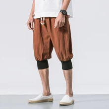 Супер большой Размеры свободные японской Стиль модные летние повседневные шорты Мода Стиль эластичный пояс застежка ноги шорты шаровары