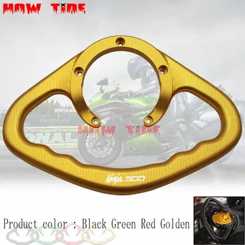 

Motorcycle Accessories CNC Passenger Handgrips Hand Grip Tank Grab Bar Handles Armrest Black For KAWASAKI NINJA300 2013 - 2016