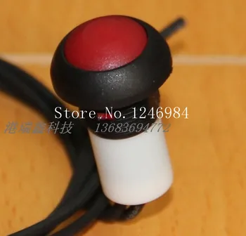 

[SA]M12 waterproof Taiwan Deli Wei PAS6 switch reset button with a red line round without lock button switch--20pcs/lot