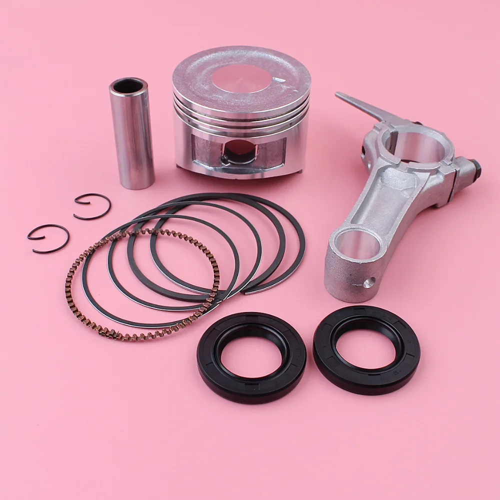 

68mm Piston Ring Connecting Rod Crank Oil Seal Kit For Honda GX160 5.5HP GX 160 Mower Engine Motor Part