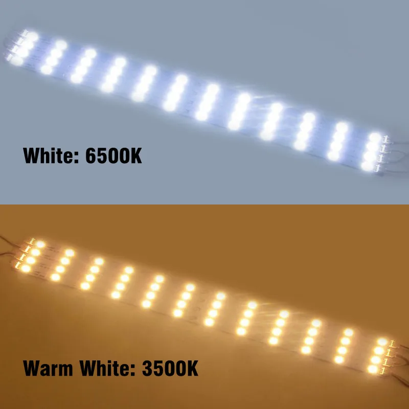 smd 5730 led, pcb, fonte de luz branca quente