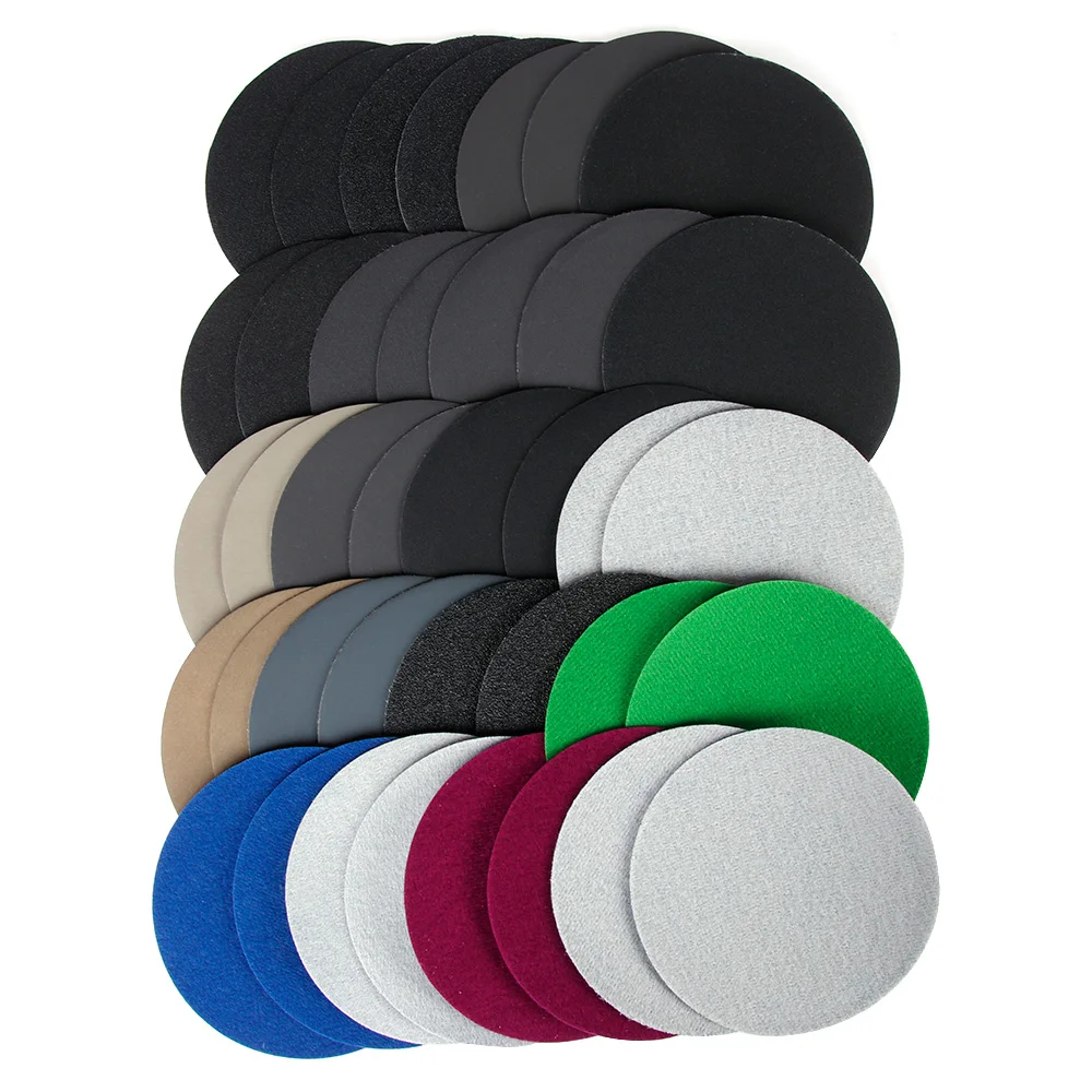 

5Pcs 5 Inch(125mm) Silicon Carbide Waterproof Sanding Discs for Wet/Dry Sanding Round Abrasive Sandpaper 60 - 4000Grit