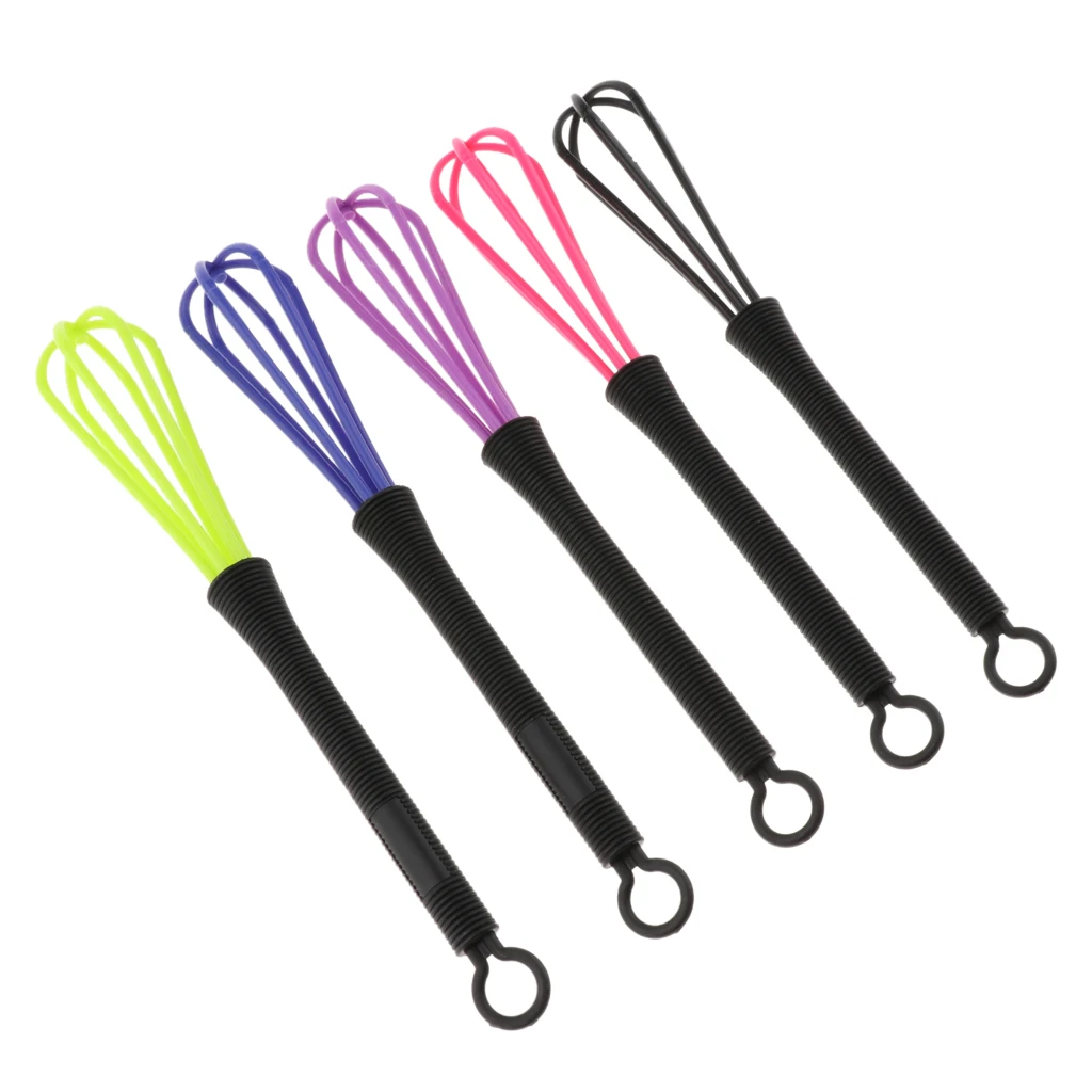 5x Plastic Salon Hairdressing Dye Whisk Balloon Whip Mixer Stirrer Hair Color Dye Cream Mixer Tool at Home