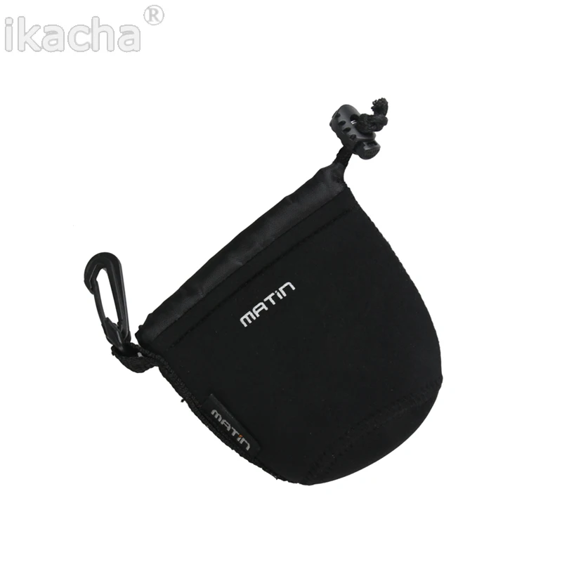 Small Waterproof Universal Matin Neoprene Soft Video Camera Lens Pouch Bag Case-2
