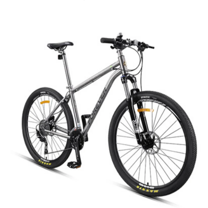 Titanium Mountain Bike 30 Speed Shimano Shifting - Цвет: Dark grey