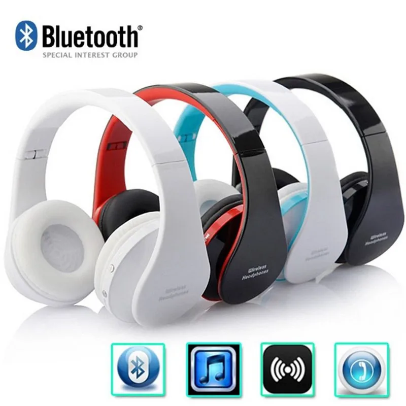 NX8252 Wireless Headset Bluetooth For iPhone Samsung Huawei Universal Mobile Phone Earphones | Электроника