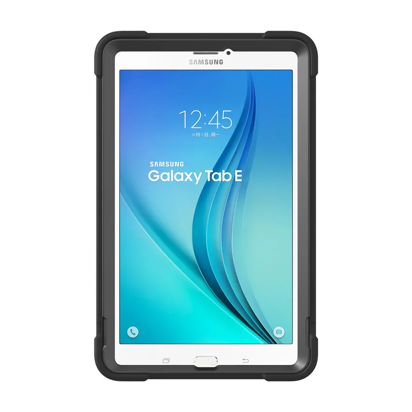 MAX-Q противоударный Броня твердой резины Kickstand Защитный чехол для Samsung Galaxy Tab E 9,6 T560 T561 Силиконовые Heavy Duty Прочный