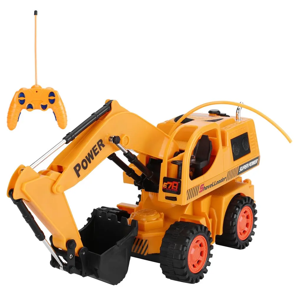 

Kids RC Car Wireless Diecast mini 5CH Construction Vehicle Engineering rc Car Dump-car Dump Trucks Model Toy Gift For Boys
