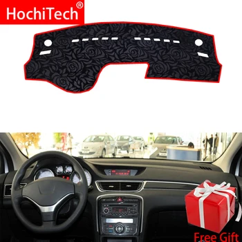 

Rose Pattern Non-slip Dashmat Dash Mat Dashboard Cover Pad Cover Carpet Car Sticker for peugeot 308 2012 2013-2015 Car Styling