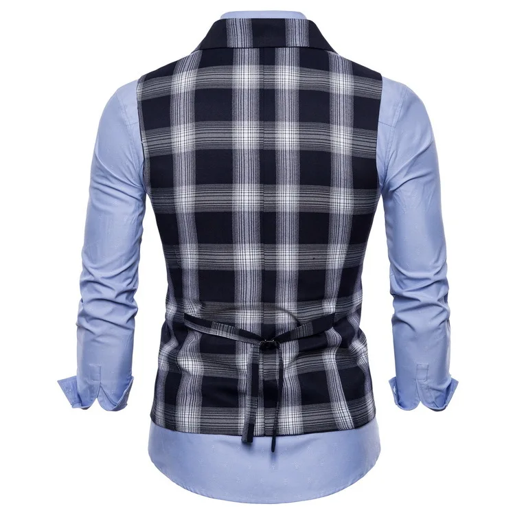 checkered vest men checkered vest men
