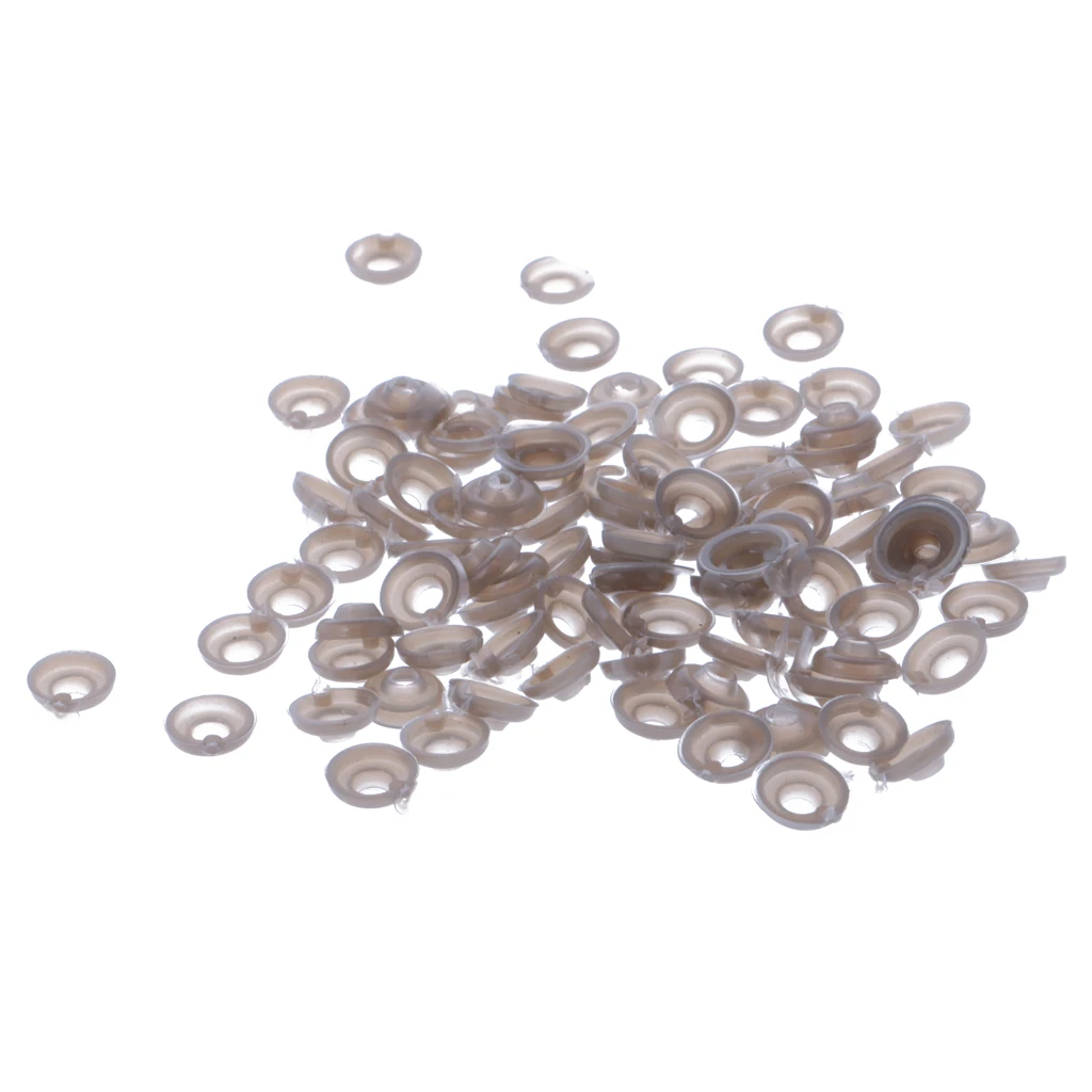 400 Pieces 9/11/15/20mm Plastic Safety Eyes Nose Washer BACK For Bear Doll DIY Craft DIY Apparel Sewing Craft Supplies