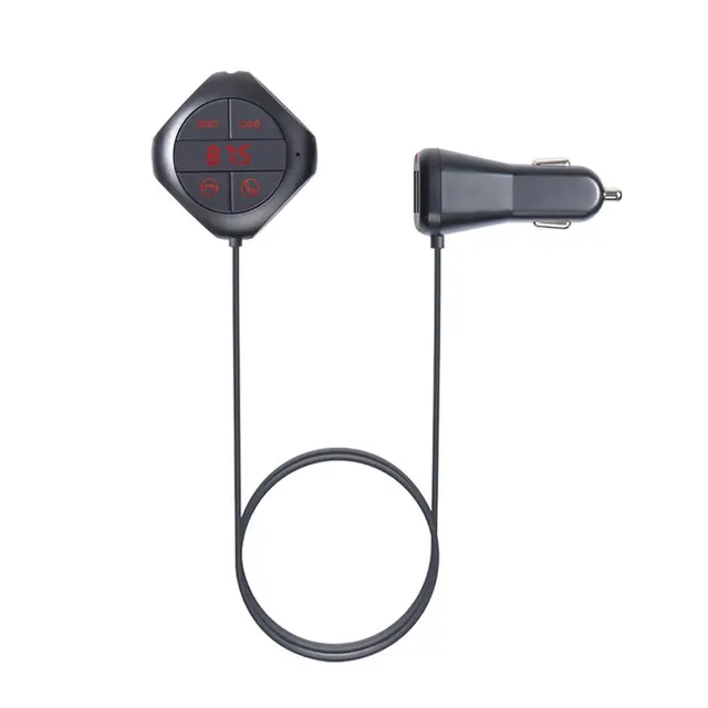 FORNORM Bluetooth MP3 Player Magnetic Handsfree Player USB Car Kit LCD FM Transmitter