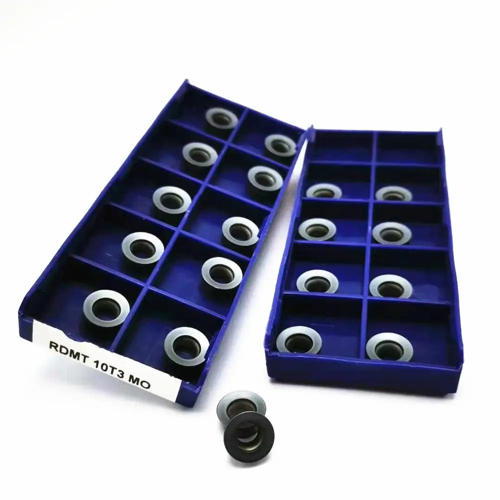 

Tungsten Carbide RDMT10T3 MO LT30 Carbide Blade Turning Milling Cutter RDMT10T3 CNC Tool Cutter Milling End Milling Cutter