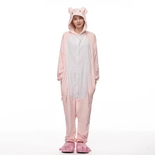 Пижама в виде кота для взрослых, пижамы с рисунками животных, пижамы для женщин, зимние фланелевые пижамы