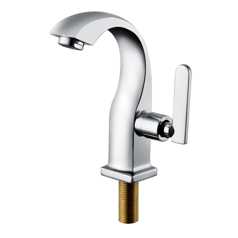 Single cold quick open basin wash faucet copper stainless steel single ceramic lo1015 | Обустройство дома