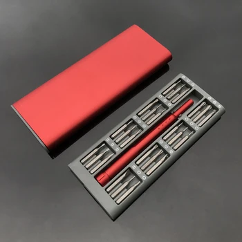

25Pcs/Set Multi-Tools Multifunction Magnetic Screwdriver Set Repair Kit with Alloy Case TB Sale