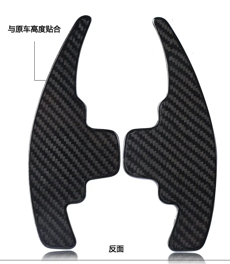 T-carbon Carbon Fiber Steering Wheel Shift Paddles For Mercedes benz CLA GLA GLK Paddle Shifter