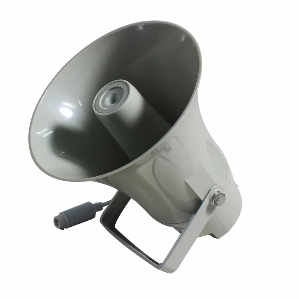 

511014 IP Network Outdoor Waterproof Horn Speaker 15W with POE Power Supply, suitable for in and outdoor applications