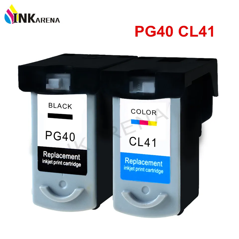 Inkarena Pg40 Cl41 Xl Refilled Ink Cartridge For Canon Pg40 Cl41
