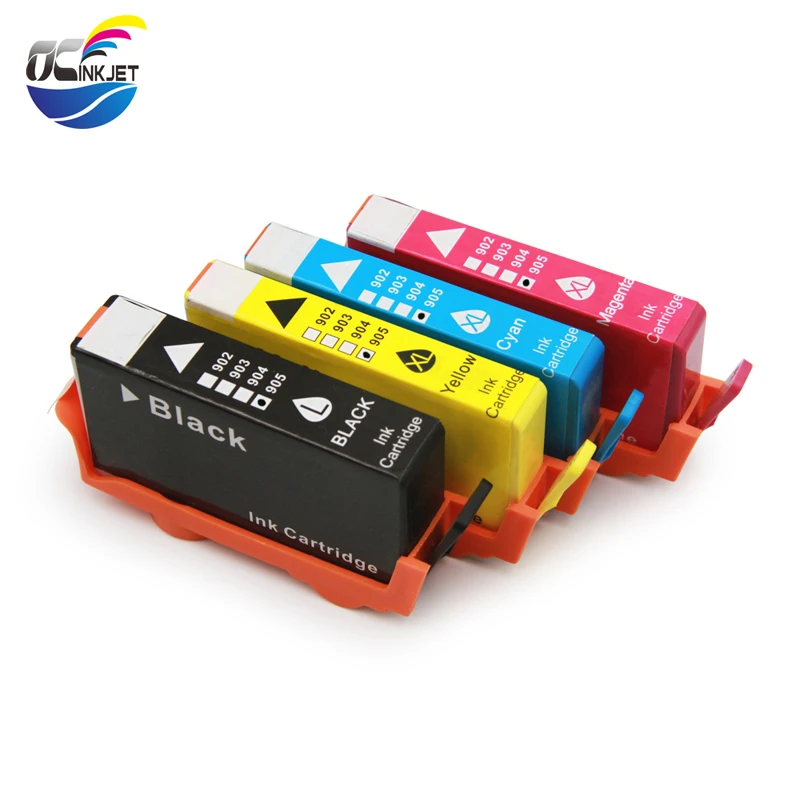 OCINKJET 5 PCS High Quality Products For HP 905 905XL 909XL Ink Cartridge With Dye Ink For HP