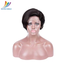 Special Price Sevengirls 100% Virgin Hair Natural Color Straight Human Hair Wig Brazilian Short BOB Lace Front Human Hair Wigs With Baby Hair Special Price Sevengirls 100% Virgin Hair Natural Color Straight Human Hair Wig Brazilian Short BOB Lace Front Human Hair Wigs With Baby Hair