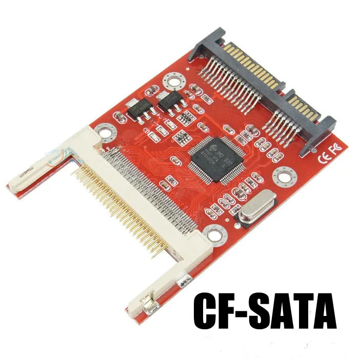 Free Shipping 2pc High Quality Cf To Sata Adapter Card Hdd Hard Disk