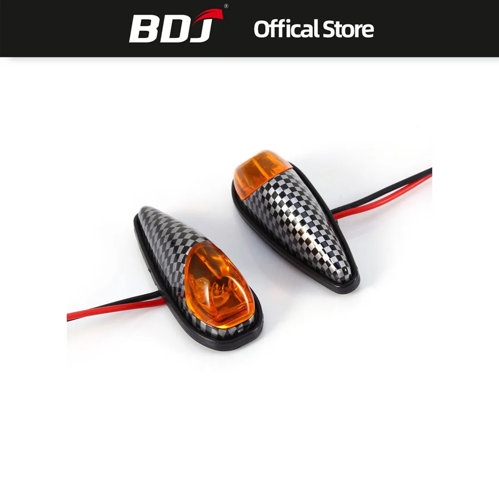 BDJ Motorcycle Turn Signal Lights LED Indicators Universal Motorbike Blinker Moto Tail Lamp for Honda Kawasaki Yamaha Ducati |