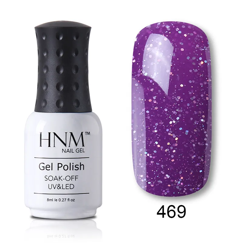 HNM УФ-лак для ногтей 8 мл чистый цвет штамповка краски геллак Nagellak полуперманентный лаковый гель лак для ногтей Vernis a Ongle праймер - Цвет: 469