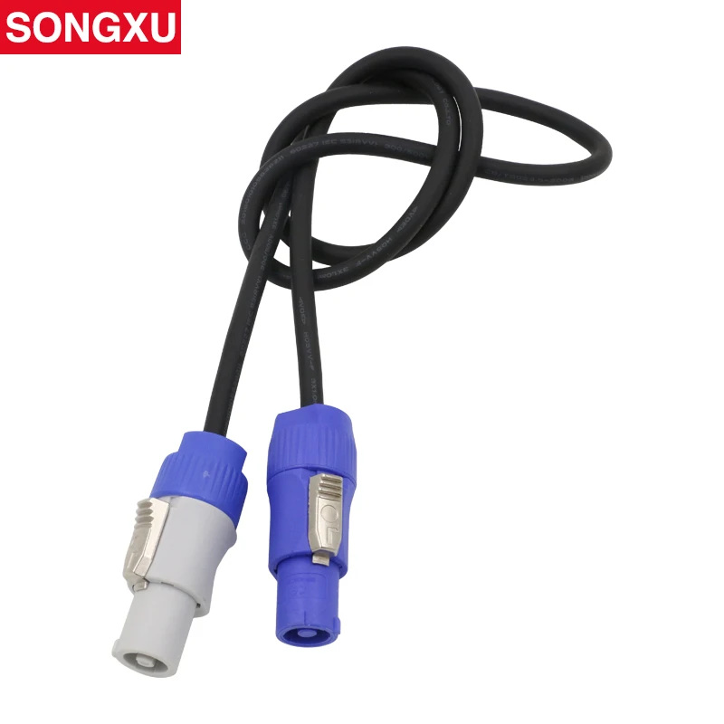 SONGXU 1,5 M AC Мощность кабель для пучка движущихся головного светильник луч 5R/7R Moving головной светильник Удлинительный кабель Powercon внутри и снаружи/SX-AC026