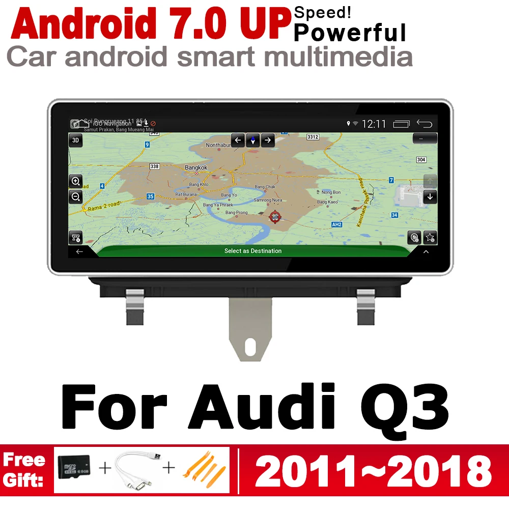 Ips Android 2 DIN автомобильный DVD gps для Audi Q3 8V 2011~ MMI навигация мультимедийный плеер стерео радио WiFi система