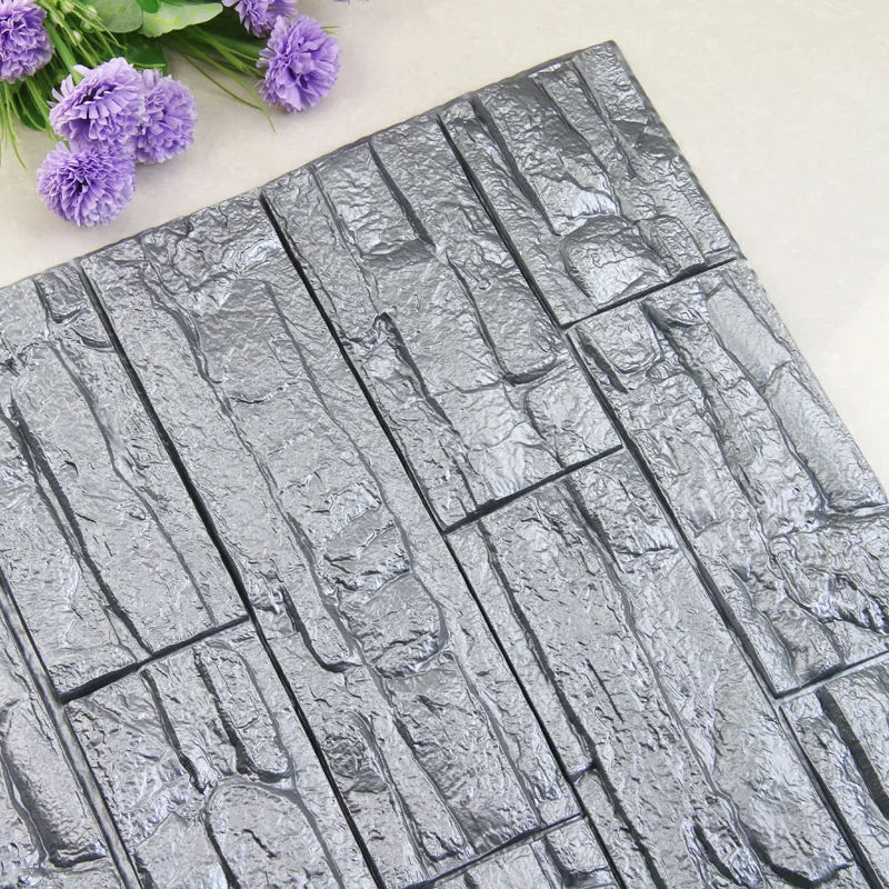 70*38 см Новый DIY 3D Кирпич ПЭ пена панели обоев декорация для комнаты каменное