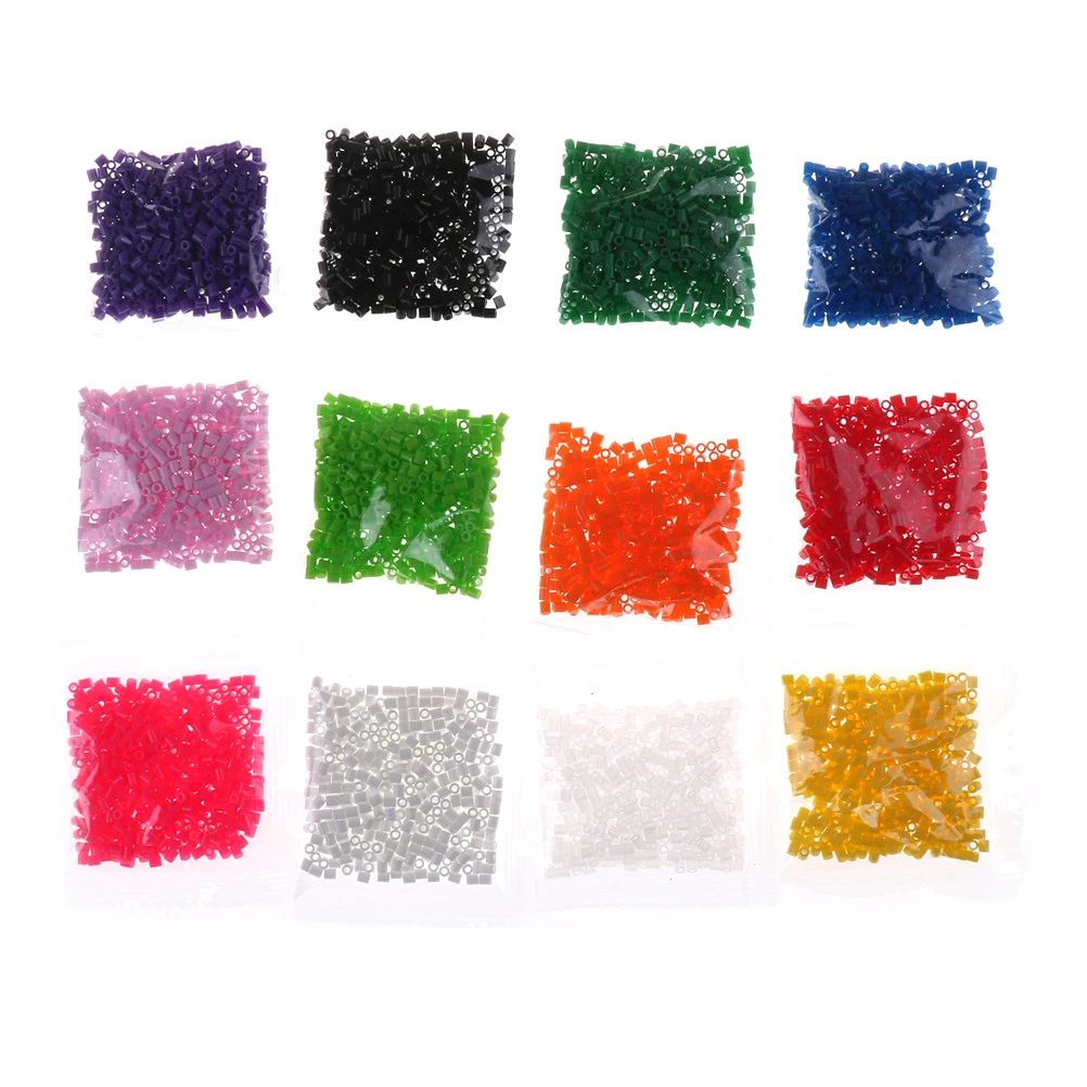 

500pcs 2.6mm Kids Fun Craft DIY Handmaking Fuse Bead Multicolor Creative Intelligence Educational Toys EVA Hama/Perler Beads Toy