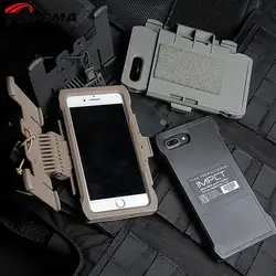 TB-FMA лучший FMA IPHONE 7/8 плюс мобильный чехол черный/DE/FG для Molle Vest system нагрудный мобильный чехол для телефона Бесплатная доставка