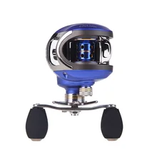 LMA200 10+ 1BB шарикоподшипники левая рука Наживка литья рыболовная Катушка высокой Скорость 6,3: 1 черный