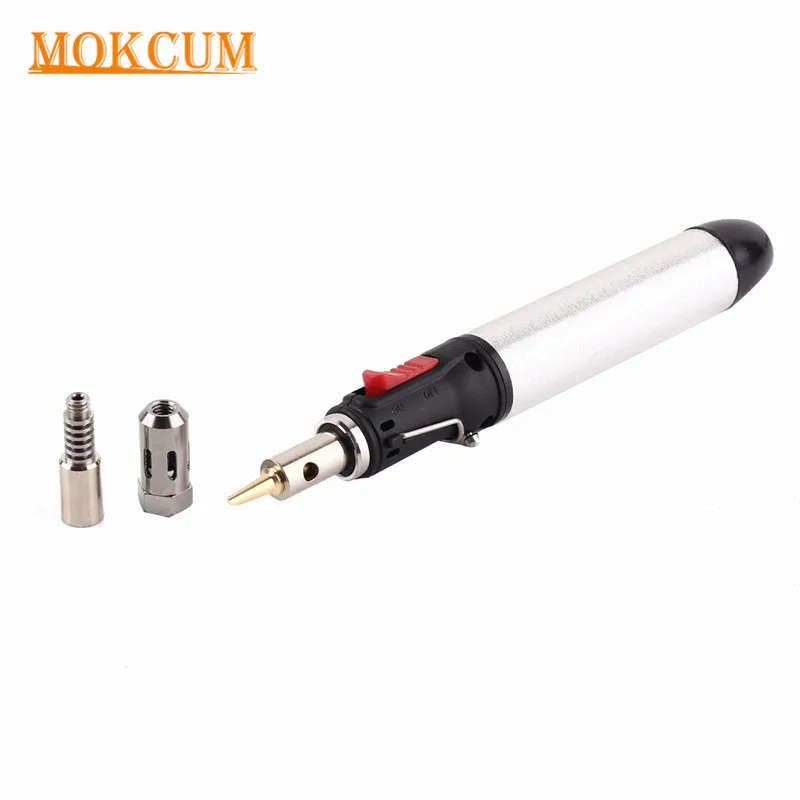 

Portable Gas Soldering Iron Welding Pencil Solder Heat Adjustable Gun Welding Torches Tool Cordless Electric Soldering Station