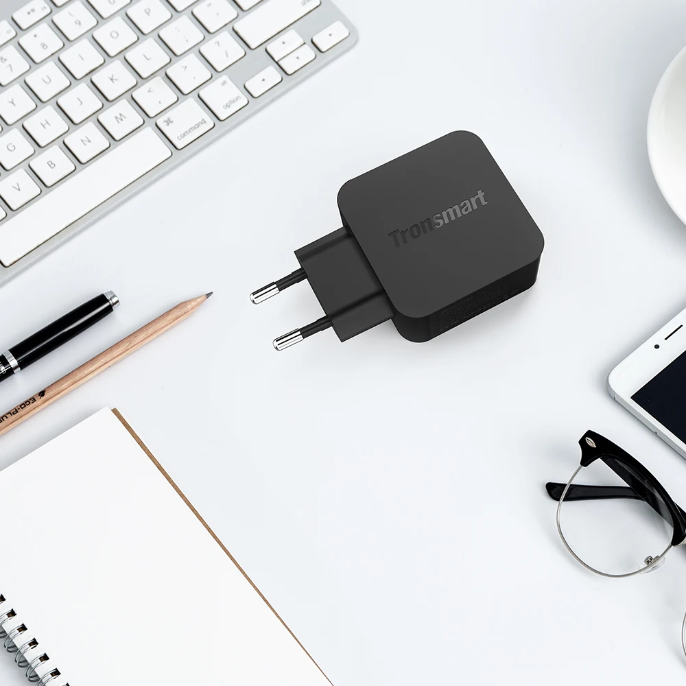 Tronsmart WCP01 зарядное устройство Quick Charge 3,0 18 Вт питания 3,0 usb type-C зарядное устройство для iphone x, iphone 8 plus, samsung s8