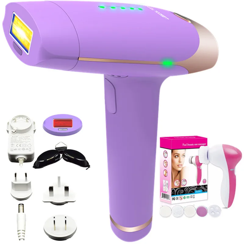 

Depiladora Laser Device Hair Removal Portable Rechargeable Skin Rejuvenation Electric Depilador Laser For Body Face Free Gift