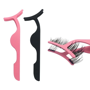 

False Eyelash Extension Applicator Stainless Steel Magnetic Eyelashes Curler Tweezer Clip Clamp Makeup Beauty Tools