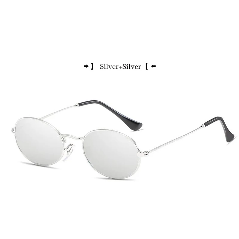 DAVE ретро овальные солнцезащитные очки для женщин сплав оправа Мужские Винтажные стимпанк Солнцезащитные очки для мужчин хип хоп золотые очки UV400 - Цвет линз: as picture