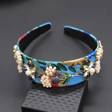 Головная повязка в стиле барокко с пятиконечной звездой и розовым жемчугом, геометрические лепестки, роскошная Жемчужная Повязка с листьями для выпускного вечера, для ночного клуба, индивидуальная повязка на голову 905