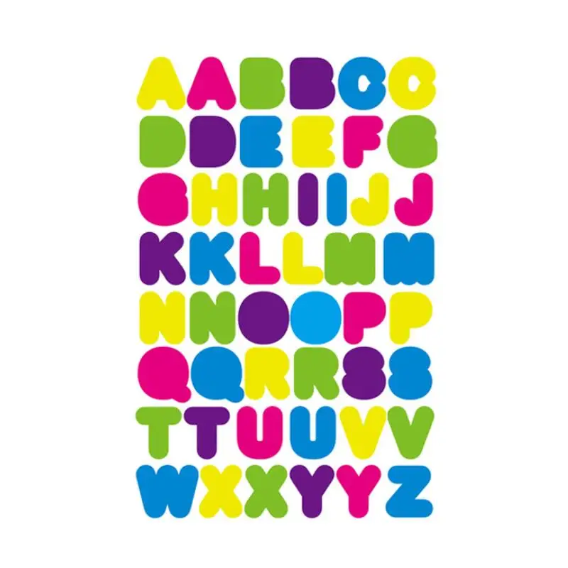 Буквы алфавита наклейки альбом «сделай сам» скрапбук канцелярский дневник наклейки детские игрушки для детей подарки 20 шт